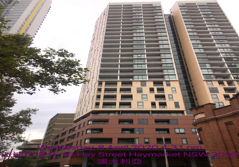 809/82 Hay Street, Haymarket, 1 Bedroom Bedrooms, ,1 BathroomBathrooms,公寓 Apartment,出租For Rent,Darling Rise,NSW 2000,1179