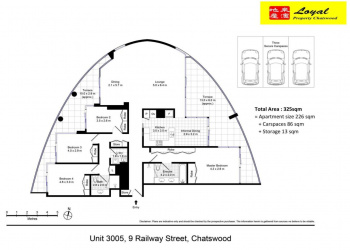 3005/9 Railway Street, Chatswood, NSW, Australia, 4 Bedrooms Bedrooms, 3 Rooms Rooms,2 BathroomsBathrooms,公寓 Apartment,出售 For Sale,NSW,1440